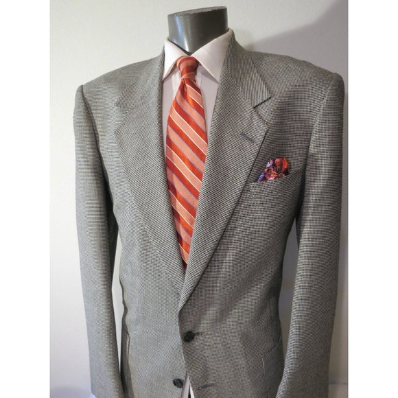 Manzetti Other - MANZETTI Black White 44R Patch Pocket Sport Coat
